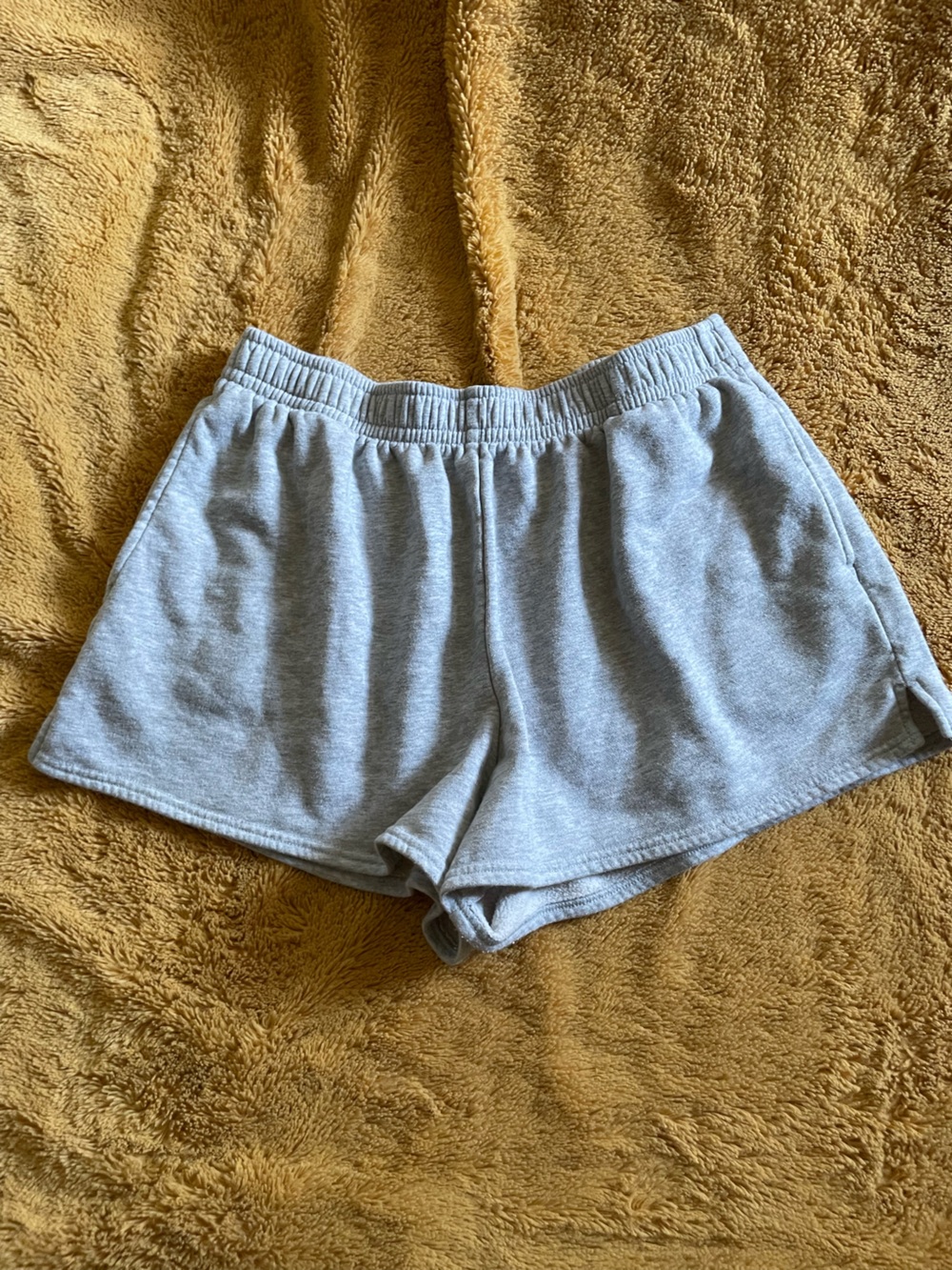 No Boundaries Women’s Athletic Elastic-Waist Gray Lounge Shorts